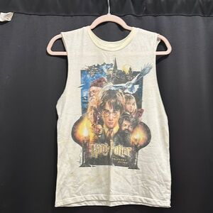 Harry Potter Sleeveless Kids Top - White